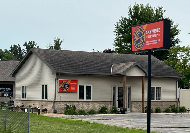 Skywrite Group Headquarters at 400 E Cedar St in Pulaski Wisconsin